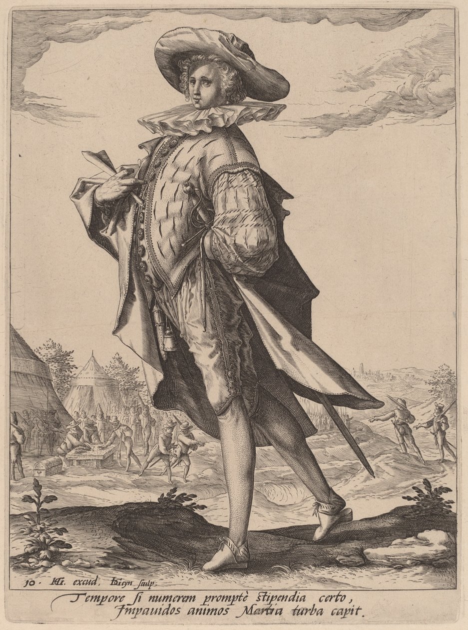 Rahastonhoitaja tekijältä Jacques de Gheyn II after Hendrik Goltzius
