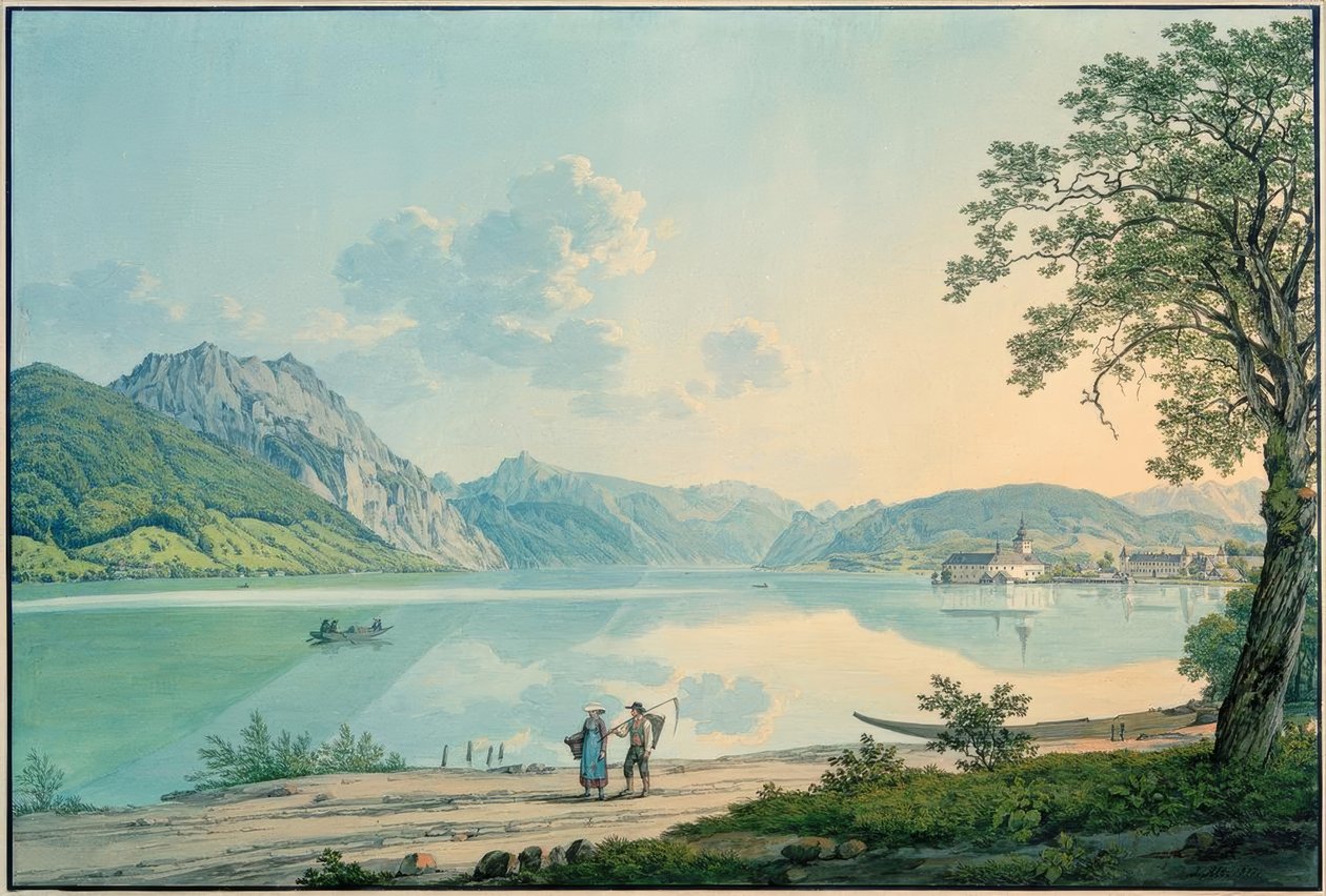 Der Traunsee tekijältä Jakob Alt