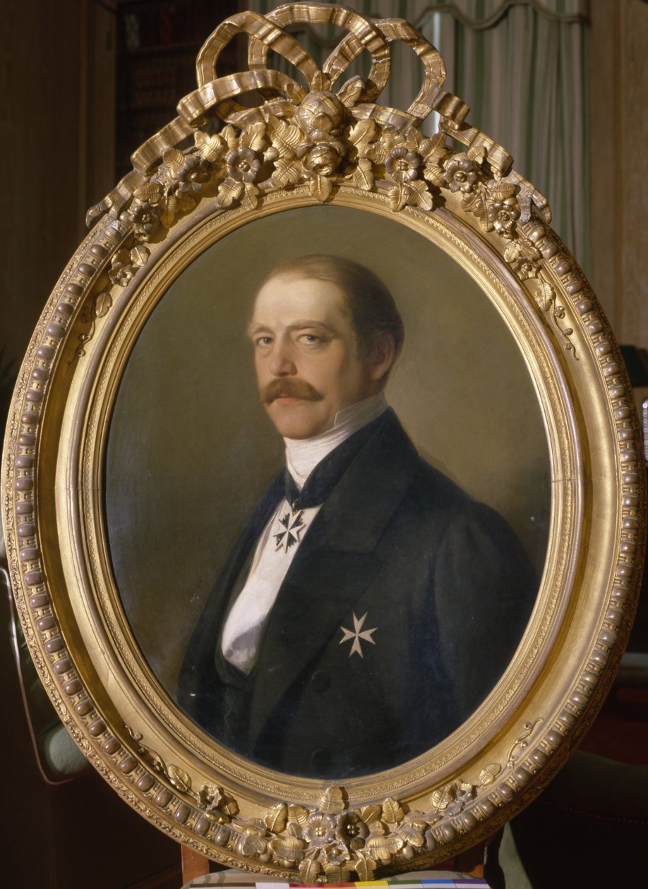 Otto von Bismarck Preussin lähettiläänä Saksan liiton valtiopäiville Frankfurtissa, 1855 tekijältä Jakob Becker
