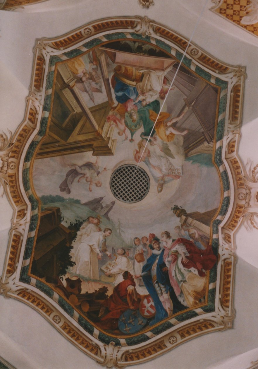 Klosterkirche Ursberg, Fresko tekijältä Jakob Fröschle