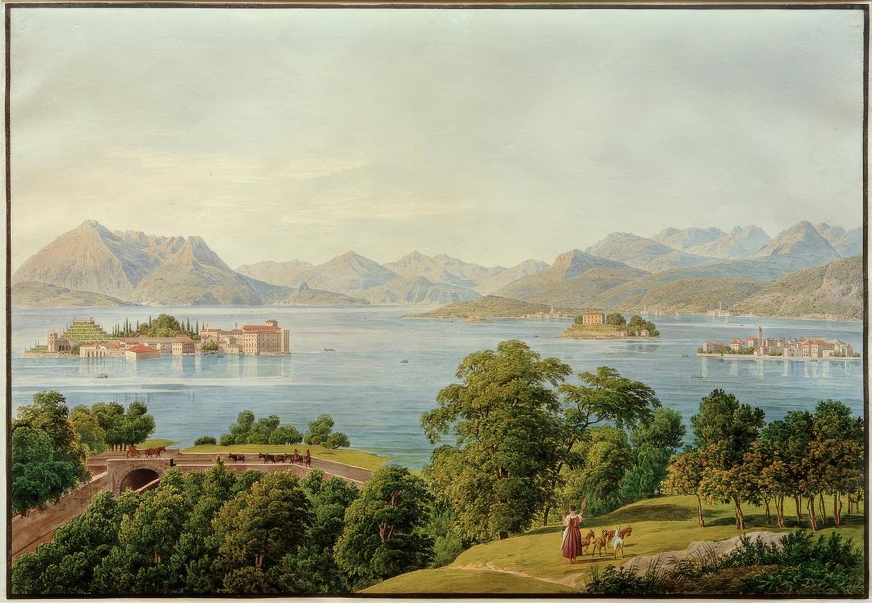 Lake Maggiore (Italia / Schweiz). tekijältä Jakob Alt