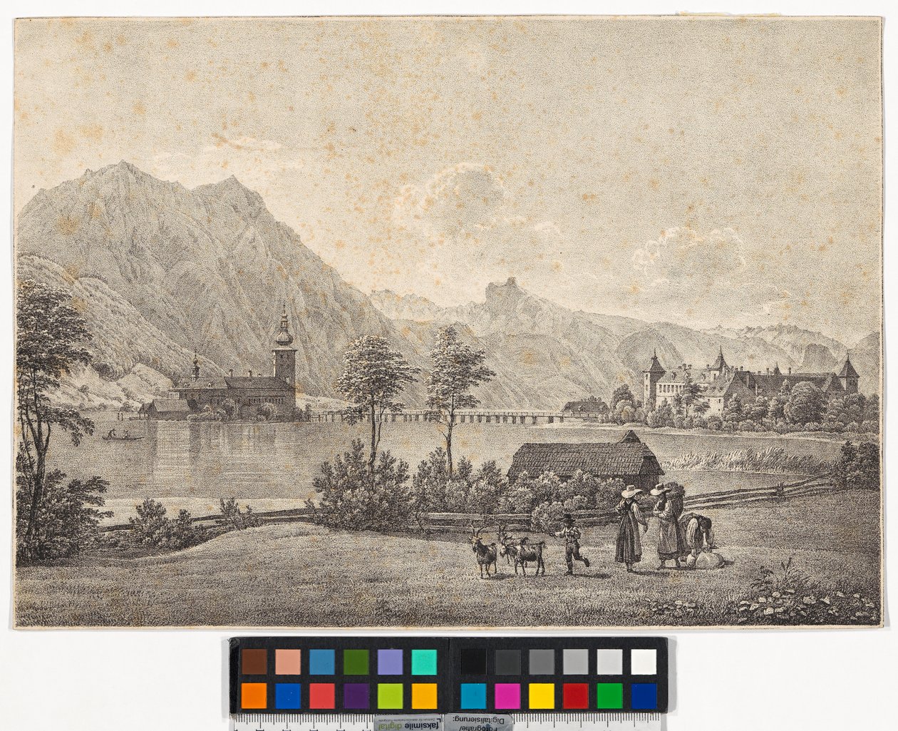 Traunsee ja Orthin linna tekijältä Jakob Alt