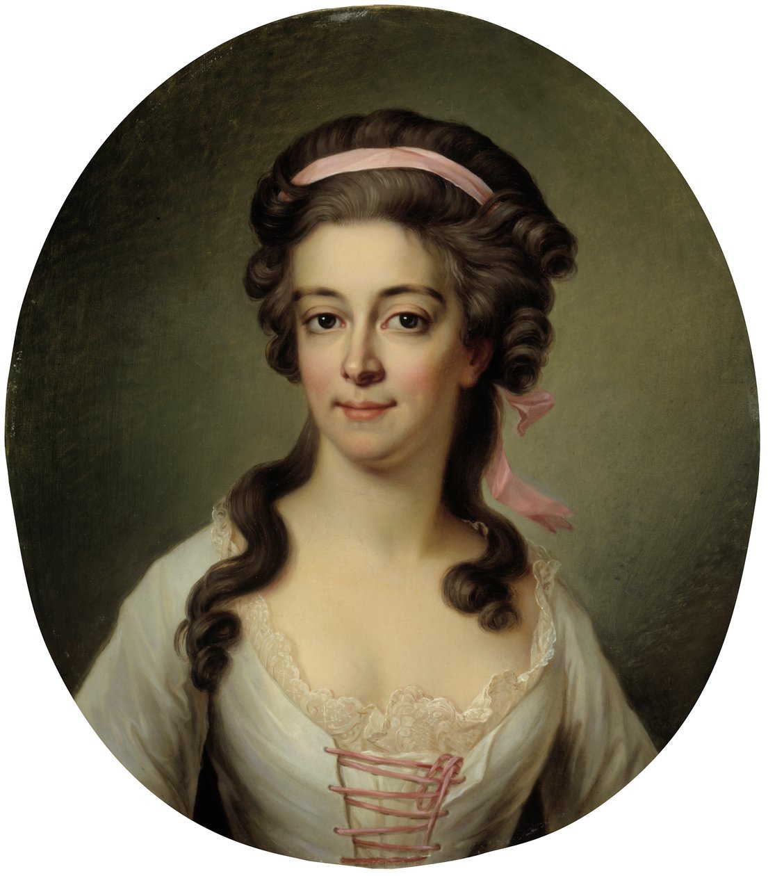 Muotokuva kreivitär Maria Eleonora Lewenhauptista, os. Koskull 1765-1823. tekijältä Jakob Björk