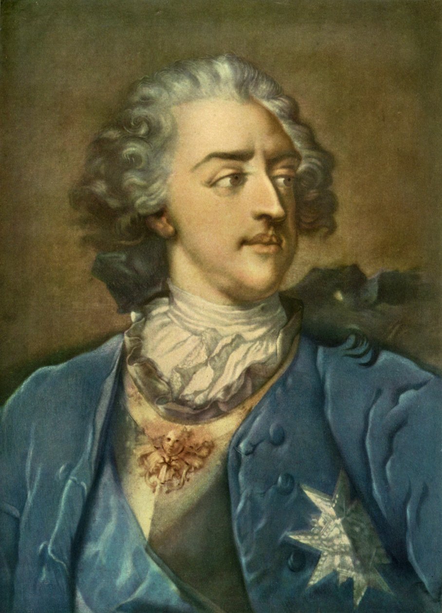 Ludvig XV Ranskan tekijältä Jakob Christoph Le Blon