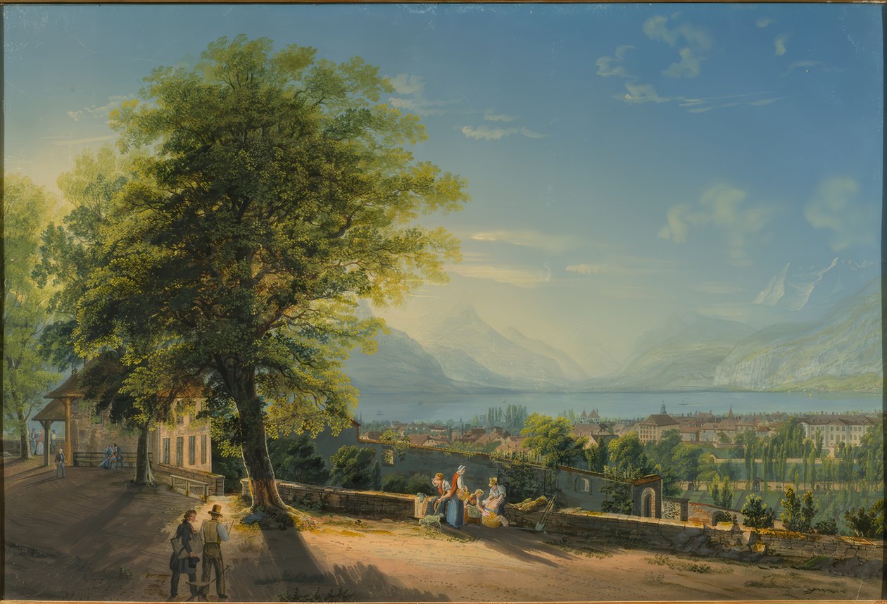 Vevey Saint-Martinin terassilta tekijältä Jakob Eggli