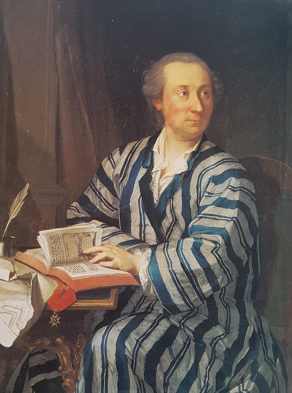 Saksa: Samuel Isaak Emanuel Grossin (1732-1763), Sveitsin kaartin upseerin muotokuva. tekijältä Jakob Emanuel Handmann