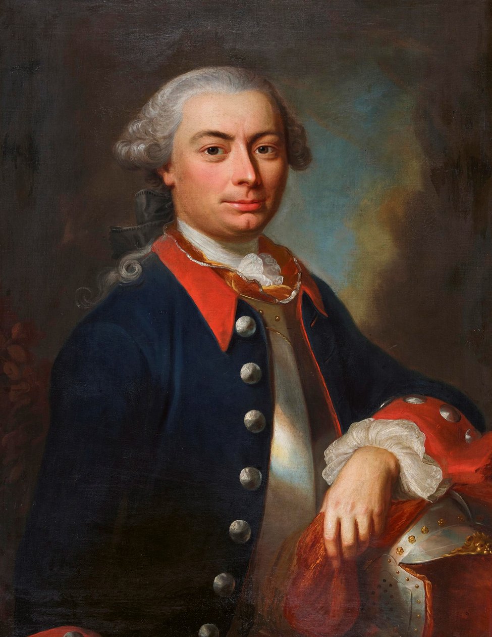 Friedrich von Luternaun (1727-1797) muotokuva. tekijältä Jakob Emanuel Handmann