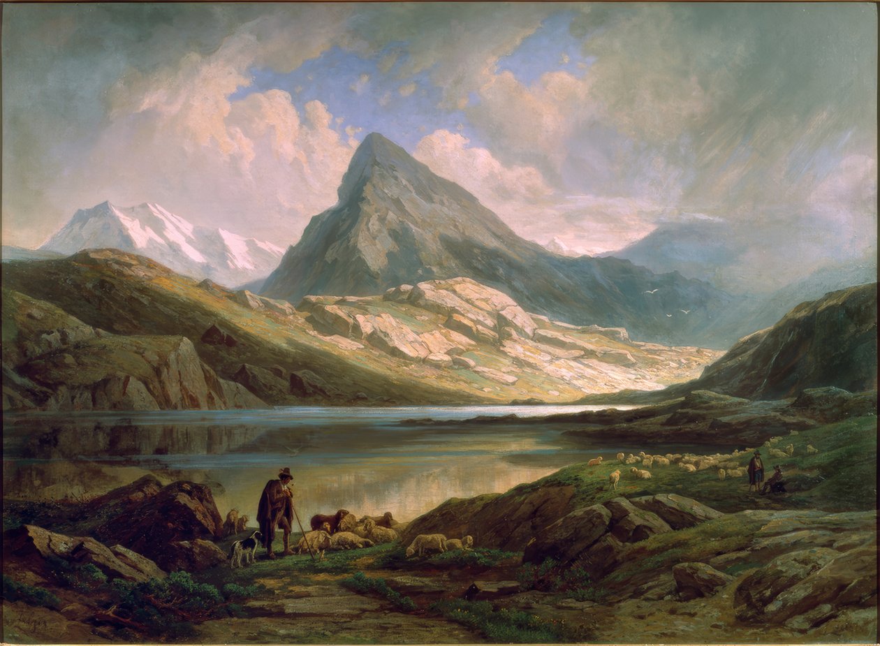 Bernina ja Lago Bianco tekijältä Jakob Joseph Zelger