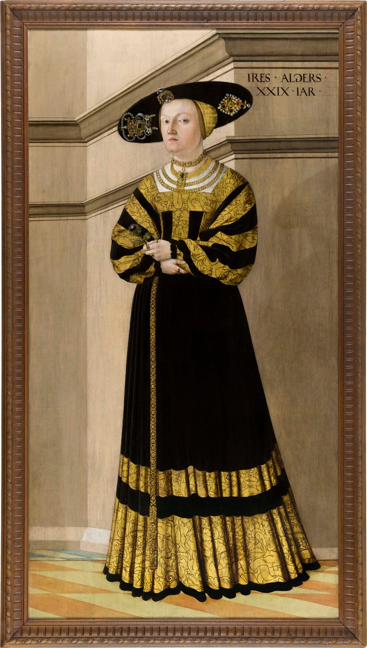 Anna von Rosentalin muotokuva, 1529. tekijältä Jakob Seisenegger