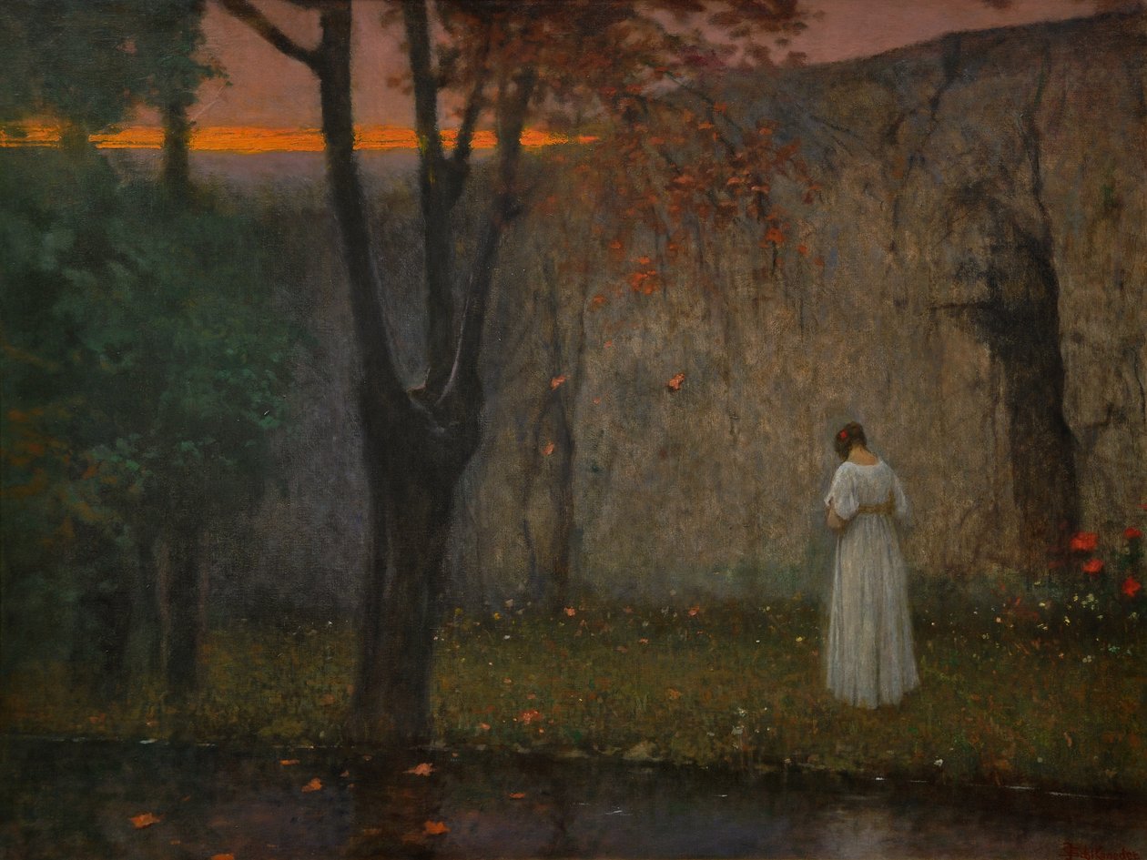 Syksyn aamunkoitto, 1910 tekijältä Jakub Schikaneder