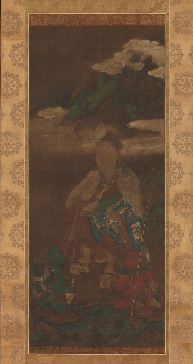 Portrait of En no Gyoja, late 14th-15th century.  tekijältä Jakusai