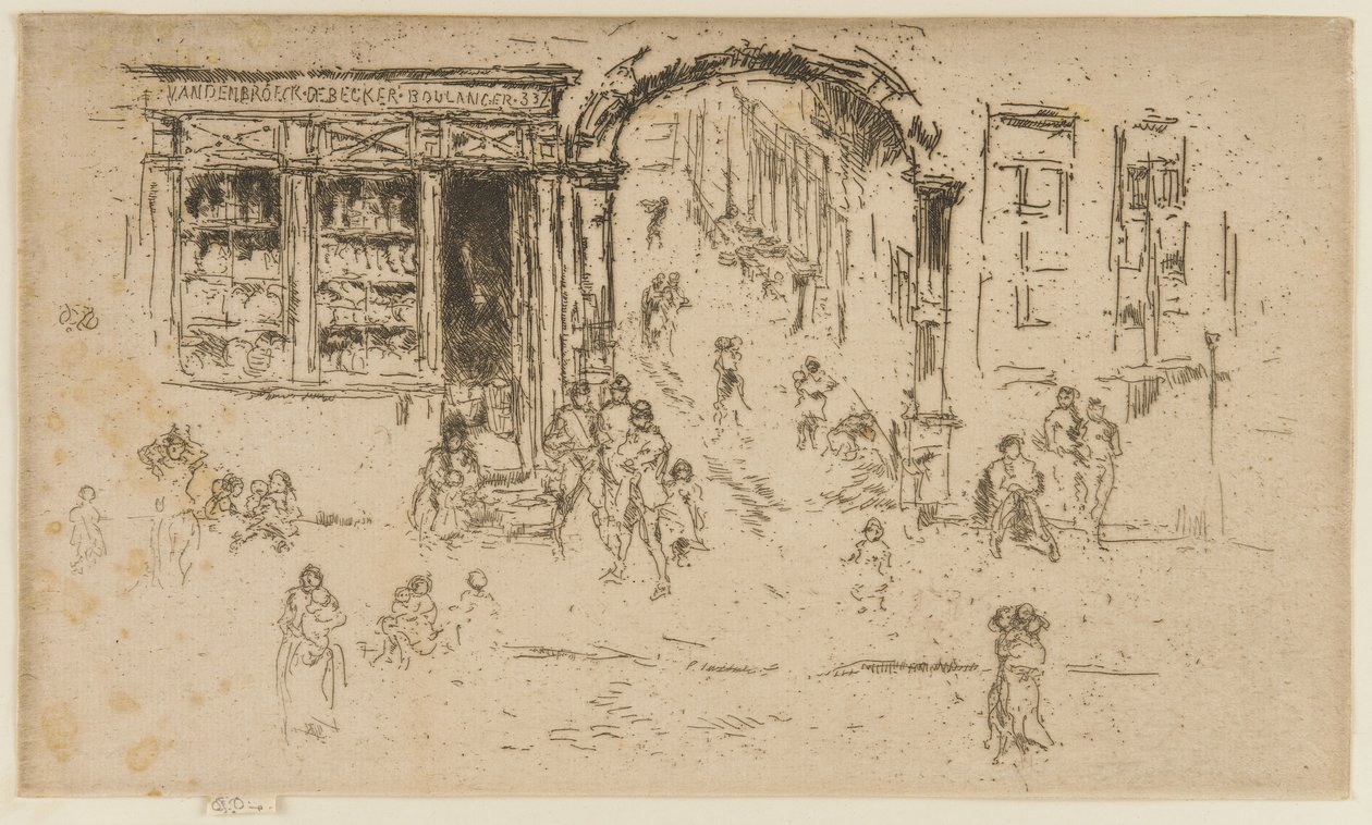 Archway, Bryssel, 1887 tekijältä James Abbott McNeill Whistler