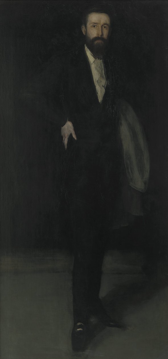 Musta järjestely- F. R. Leylandin muotokuva tekijältä James Abbott McNeill Whistler