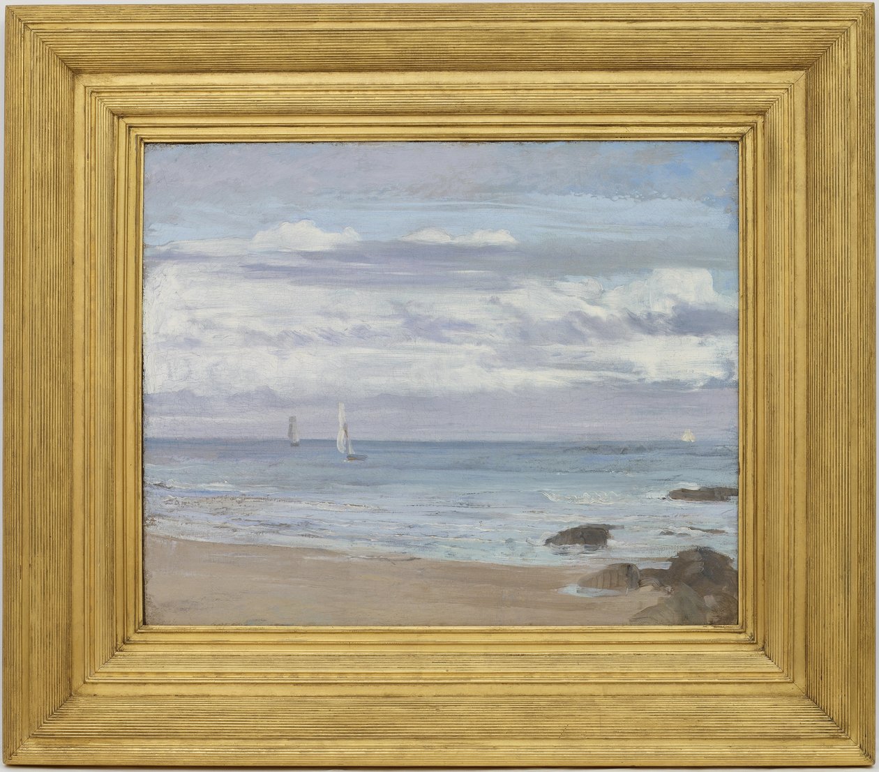 Sininen ja hopea: Trouville, n. 1865 tekijältä James Abbott McNeill Whistler