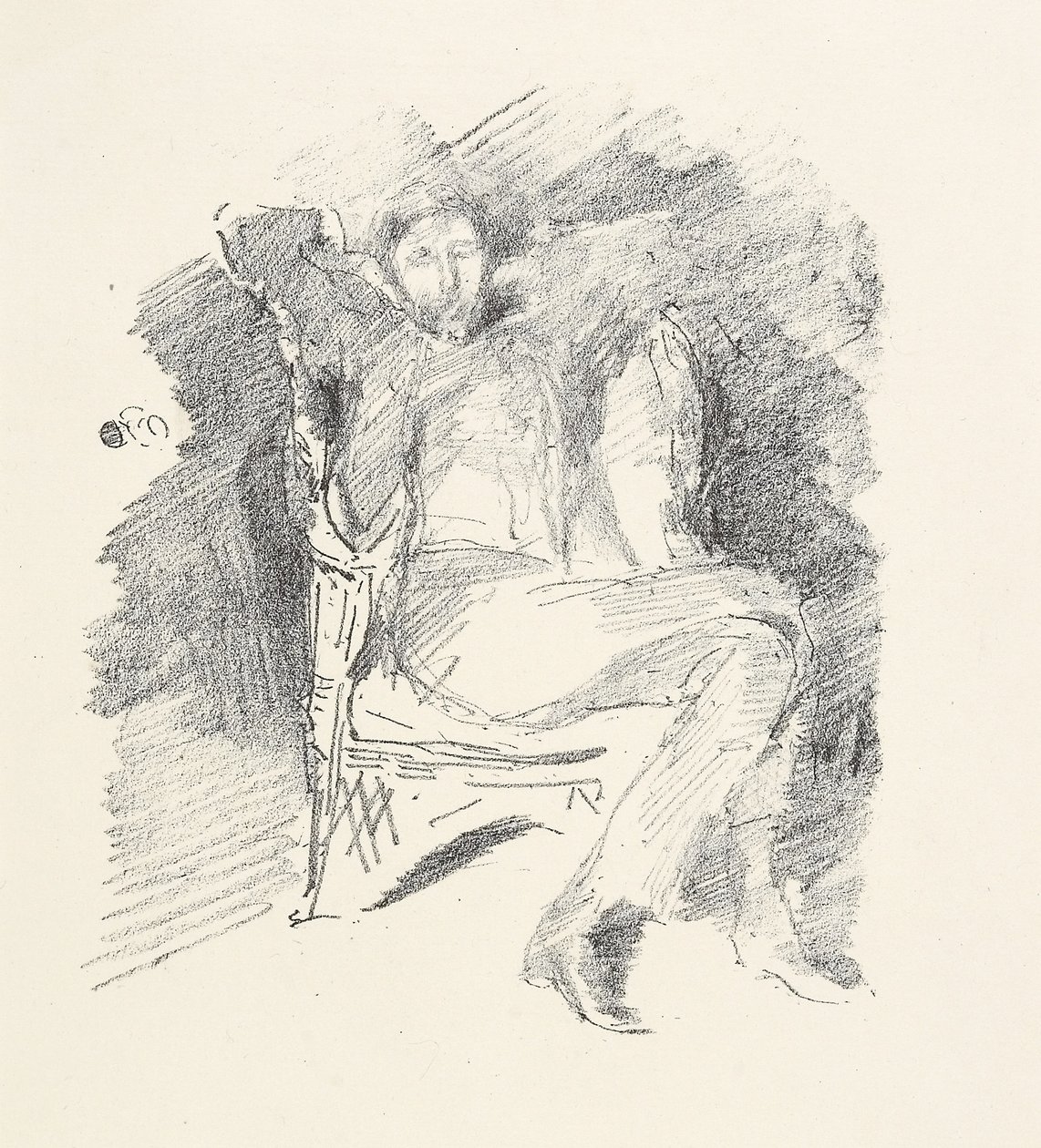 Firelight -Joseph Pennell, nro 1, 1896. tekijältä James Abbott McNeill Whistler
