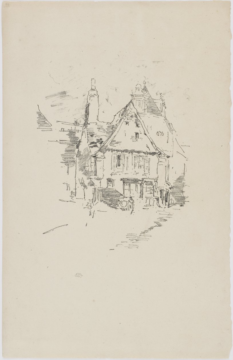 Harjakatot, Vitre, 1893 (litho paperille) tekijältä James Abbott McNeill Whistler