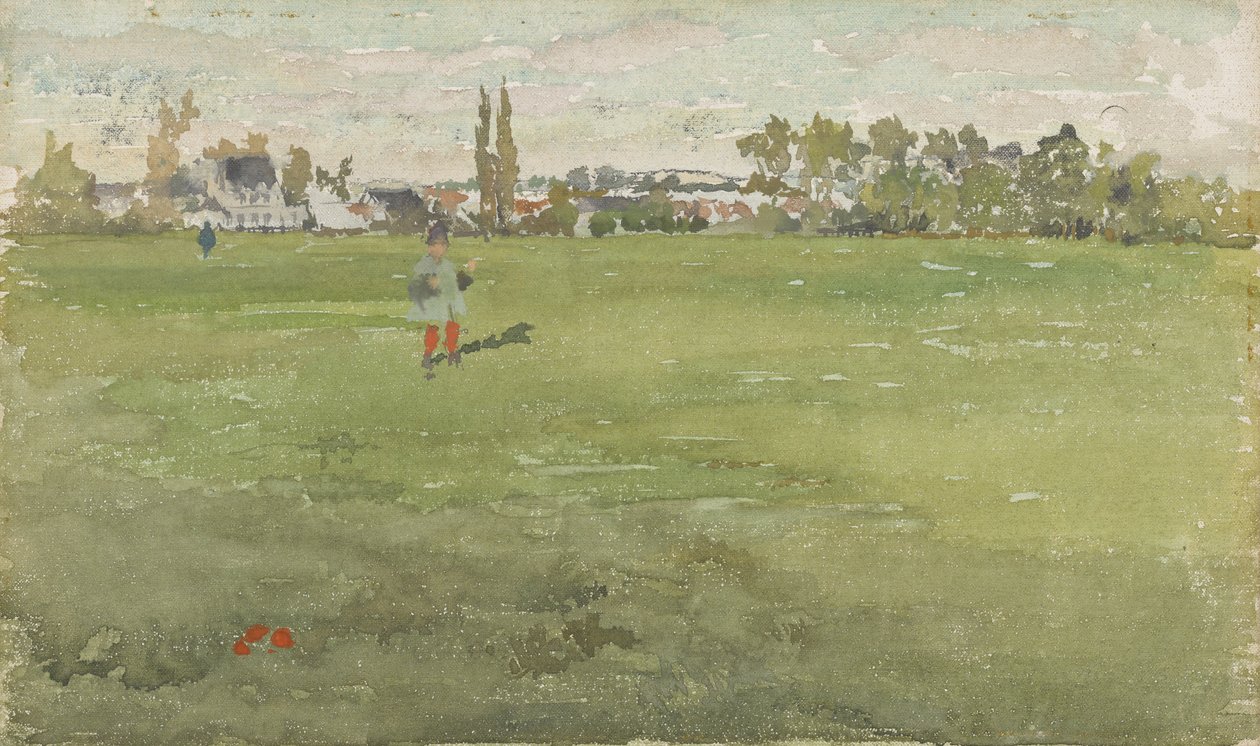 Vihreä ja hopea - Beaulieu, Touraine tekijältä James Abbott McNeill Whistler