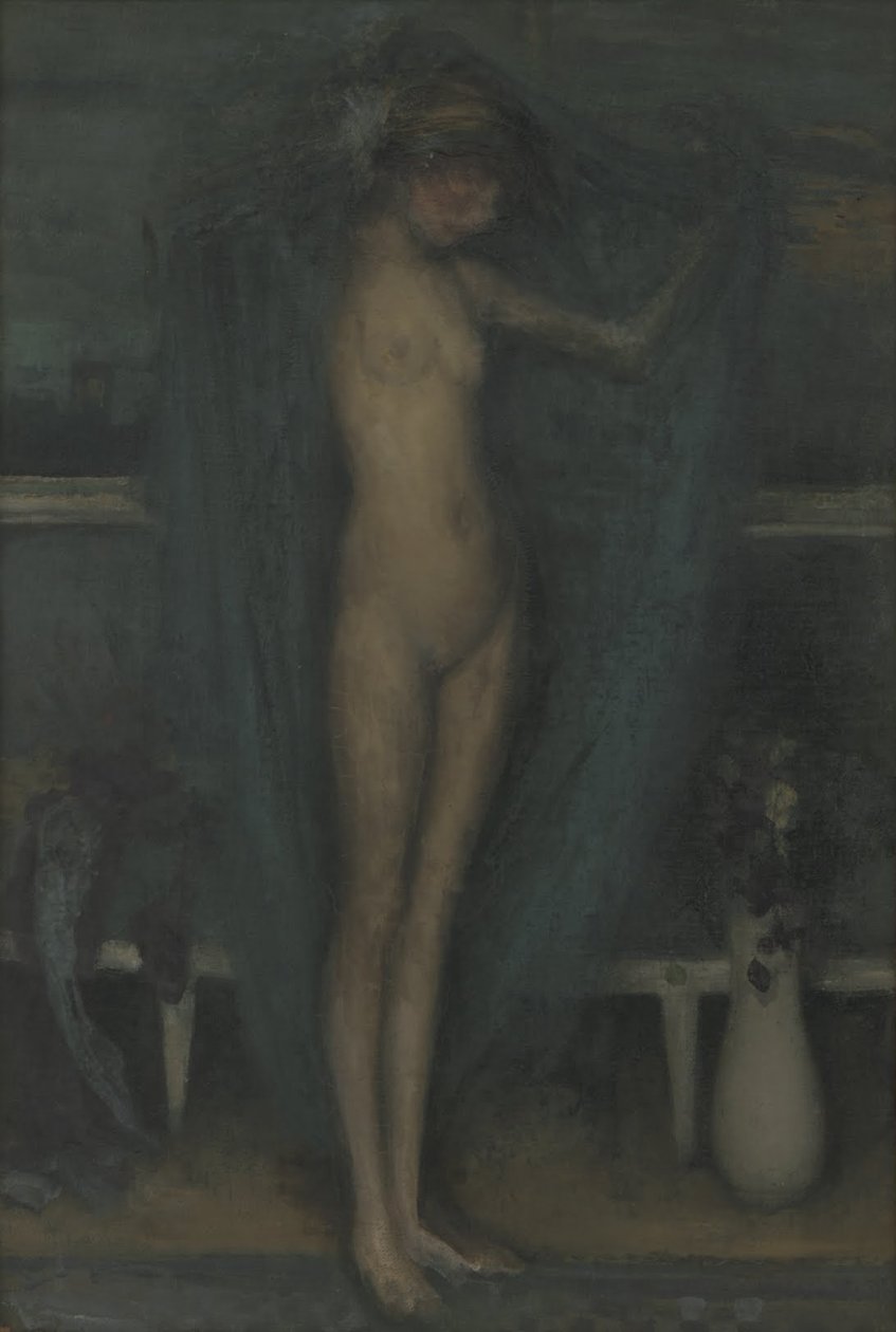 Harmony in Blue and Gold- Pieni sininen tyttö tekijältä James Abbott McNeill Whistler