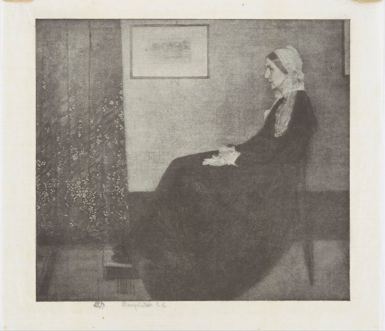 James McNeill Whistler - Fotomekaaninen toisto puolisävyllä tekijältä James Abbott McNeill Whistler
