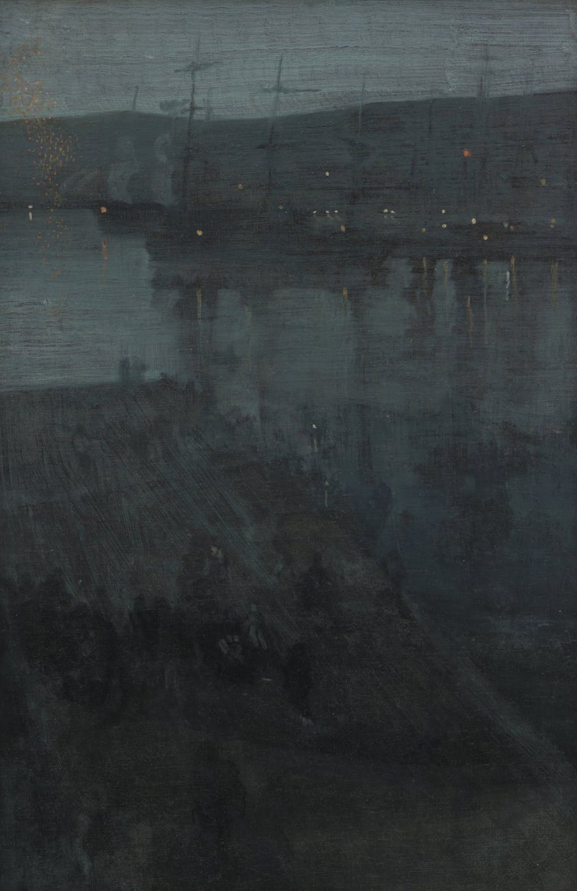 Nocturne sininen ja kulta- Valparaiso tekijältä James Abbott McNeill Whistler