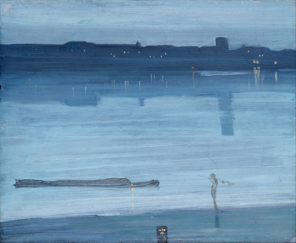 Nocturne- sininen ja hopea tekijältä James Abbott McNeill Whistler