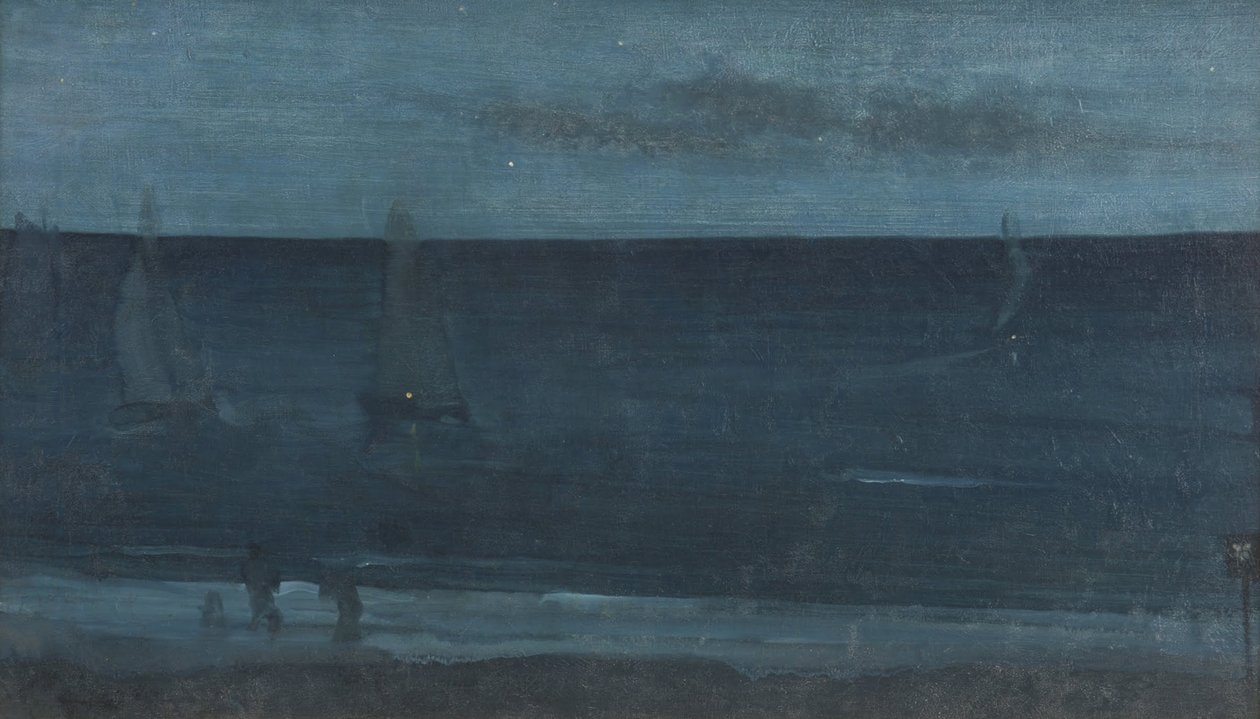 Nokturni- sininen ja hopea- Bognor tekijältä James Abbott McNeill Whistler
