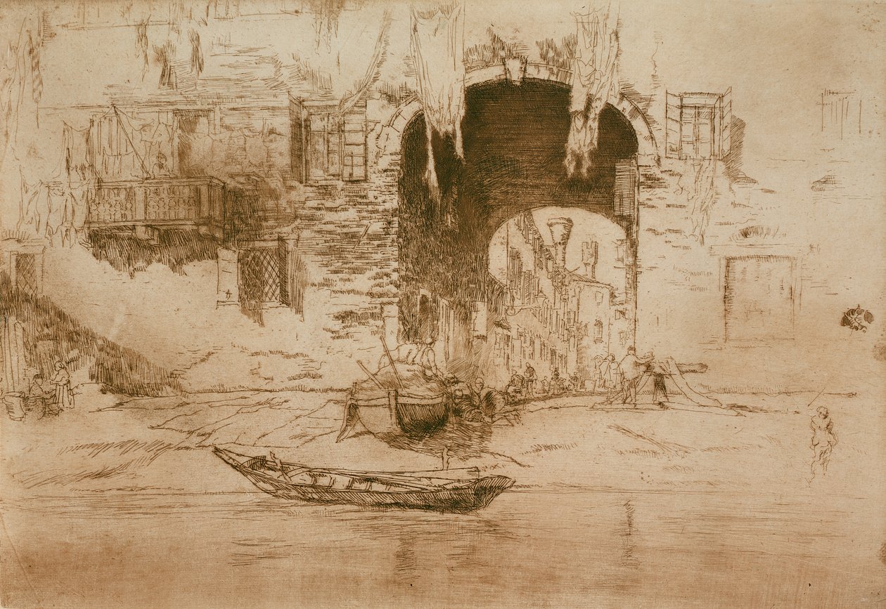 San Biagio, Venetsia, 1879-80 tekijältä James Abbott McNeill Whistler