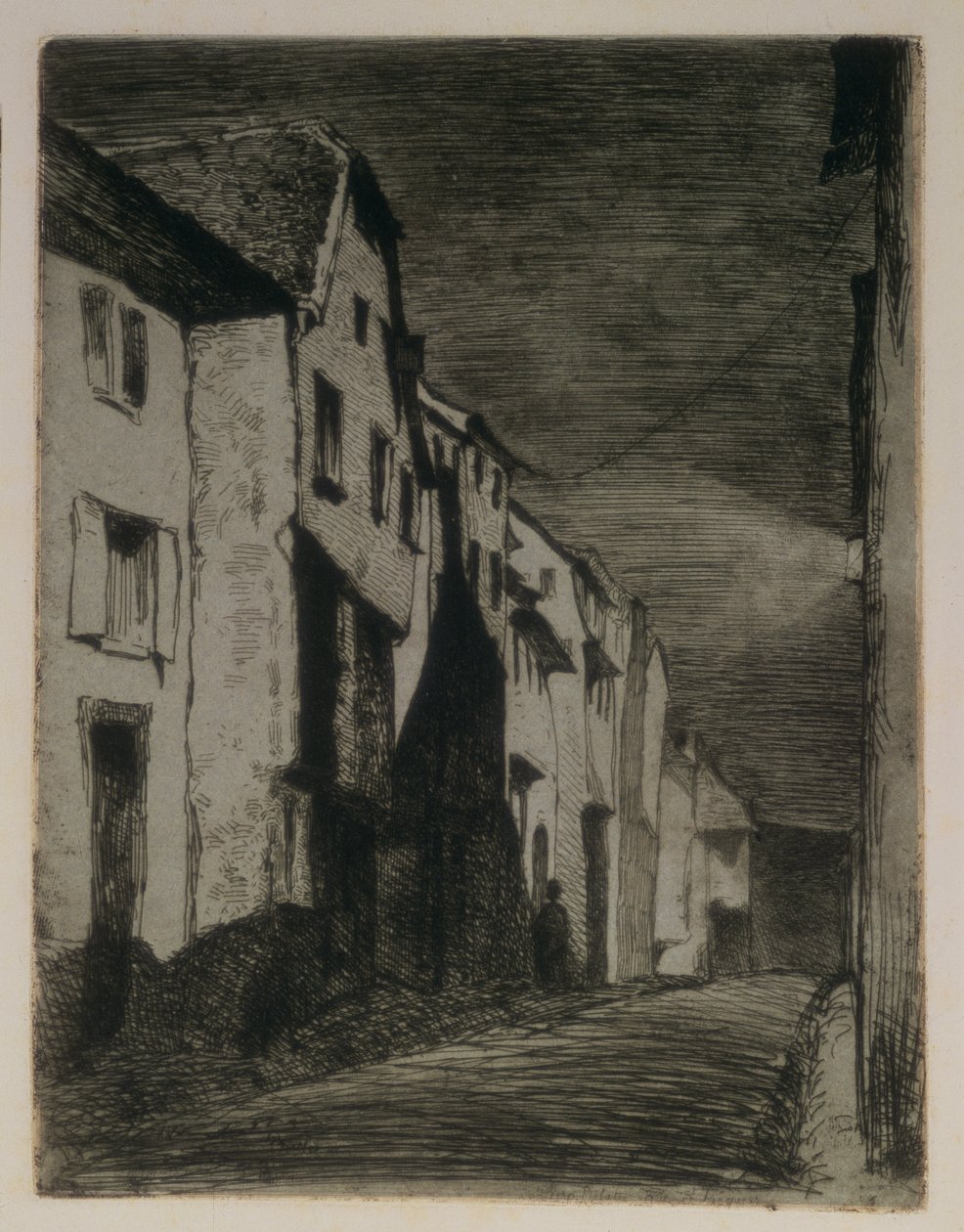 Katu Savernessa, 1858 tekijältä James Abbott McNeill Whistler