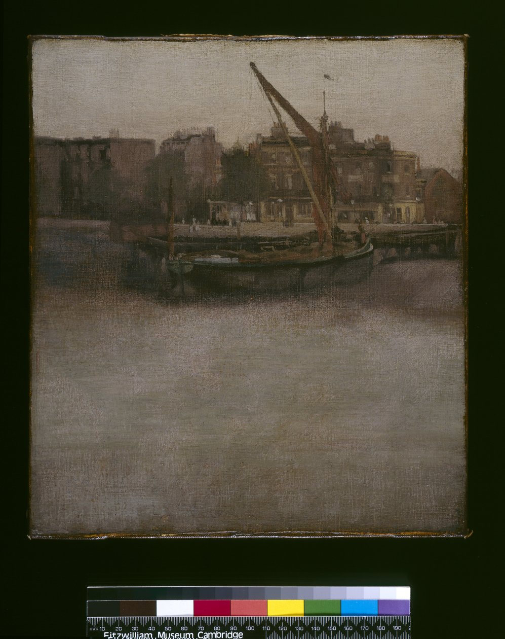 Symphony in Grey and Brown (Lindsey Row, Chelsea), n. 1834-1948 tekijältä James Abbott McNeill Whistler