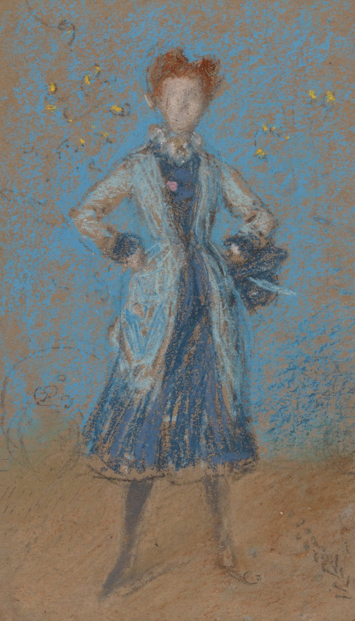 Sininen tyttö tekijältä James Abbott McNeill Whistler