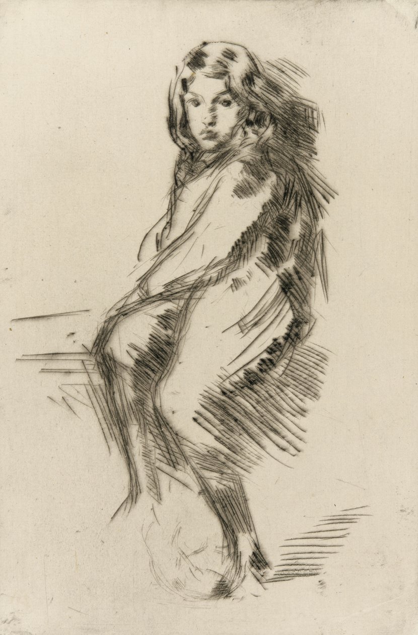 Poika, n. 1873-1875 (kuivakärki paperilla) tekijältä James Abbott McNeill Whistler