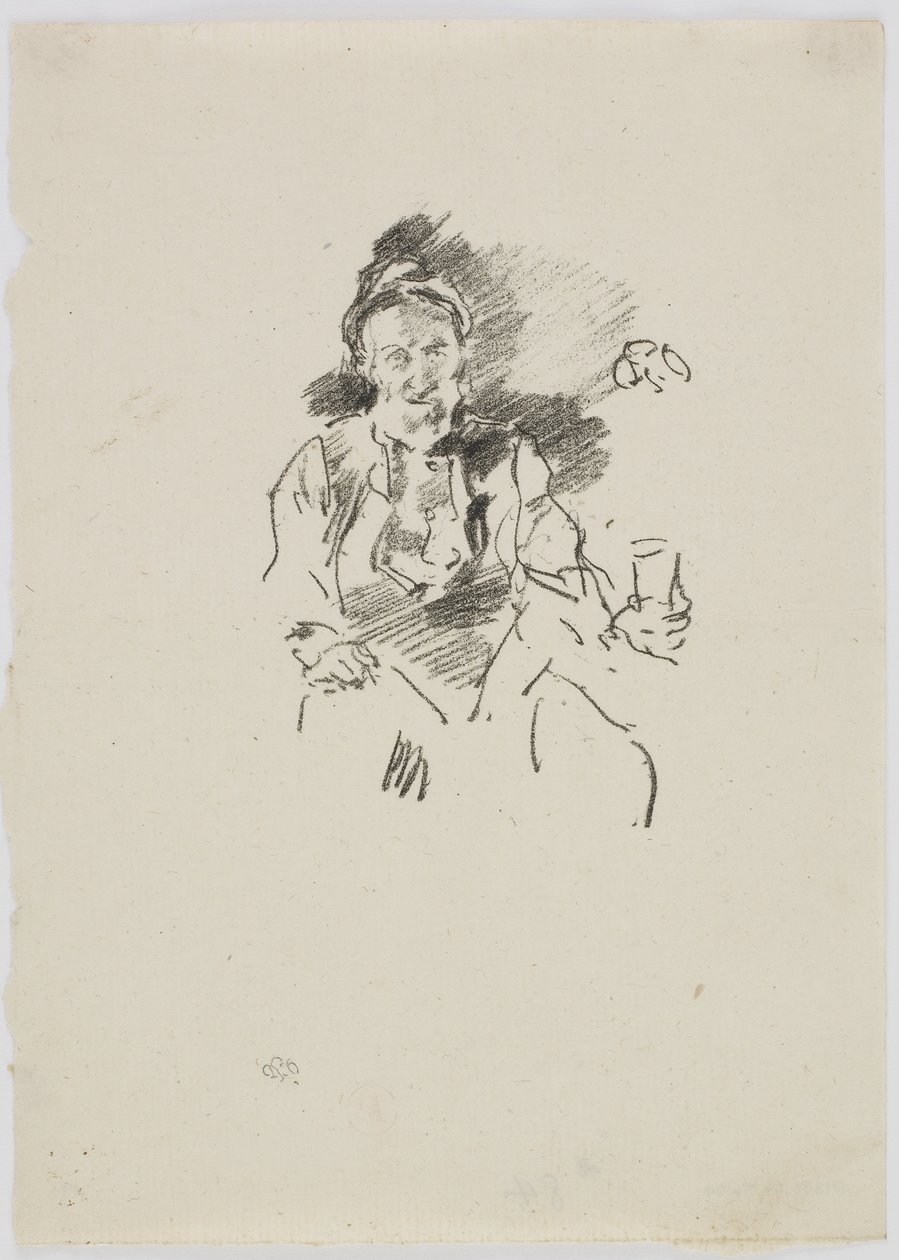 Master Smith, 1895 (litho paperilla) tekijältä James Abbott McNeill Whistler