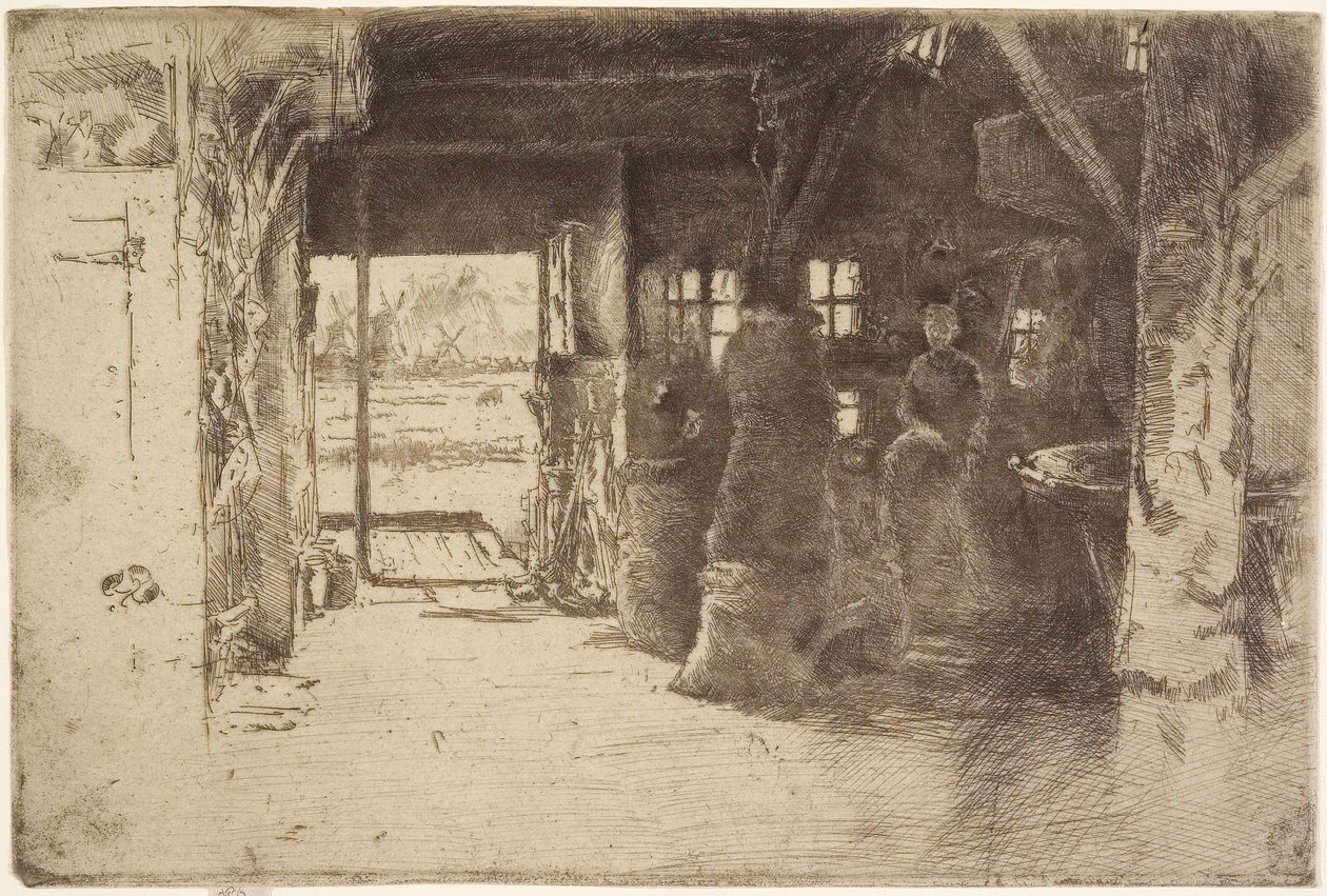 Mylly, 1889 tekijältä James Abbott McNeill Whistler