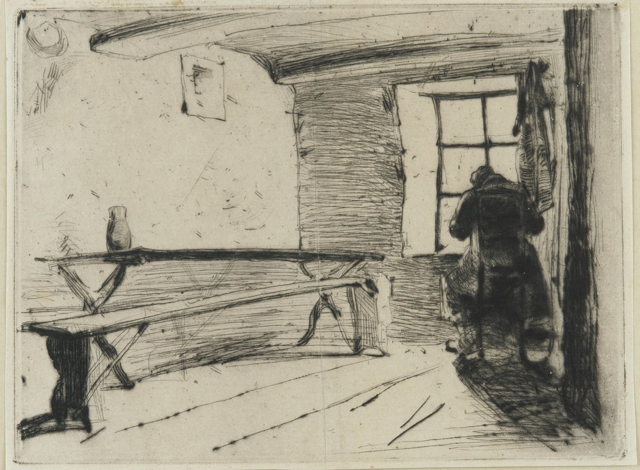 The Miser, n. 1861 (kuivakärki paperilla) tekijältä James Abbott McNeill Whistler