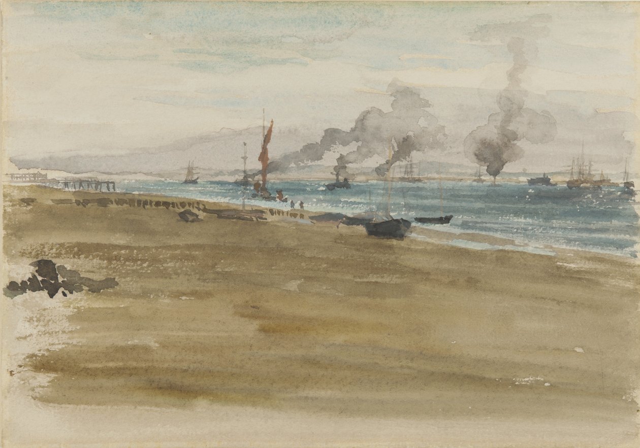 Joen suu, 187677 tekijältä James Abbott McNeill Whistler