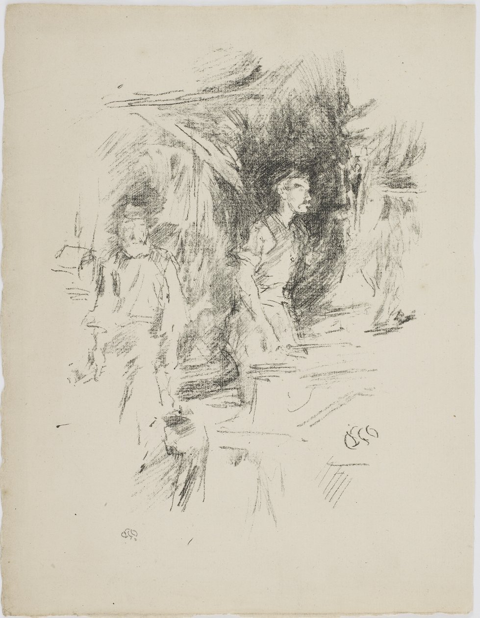 Vanhan Smithin tarina, 1895 (litho paperilla) tekijältä James Abbott McNeill Whistler