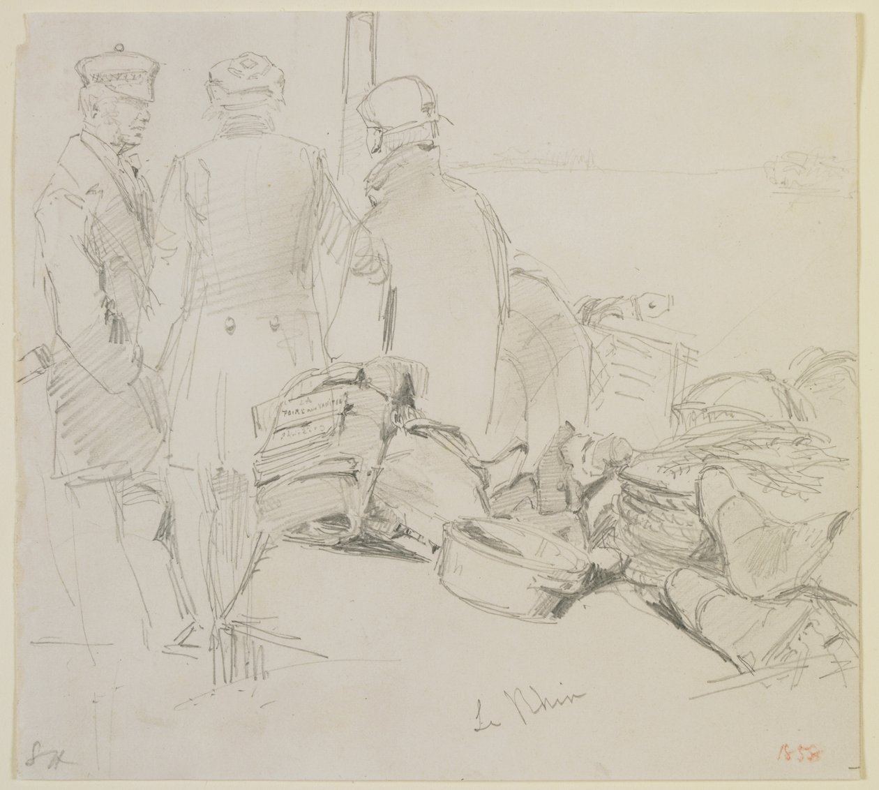 Rein, 1858 (kynä valkoisella paperilla) tekijältä James Abbott McNeill Whistler