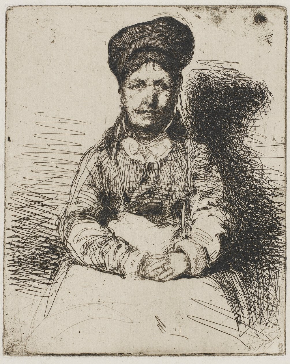 Tinker, 1858 (etsaus paperille) tekijältä James Abbott McNeill Whistler