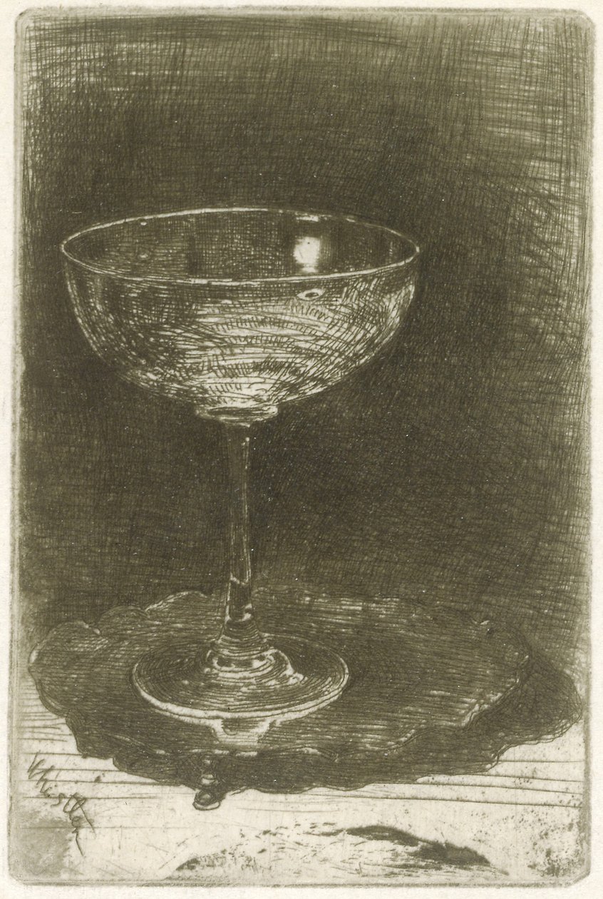 Viinilasi, 1858 tekijältä James Abbott McNeill Whistler