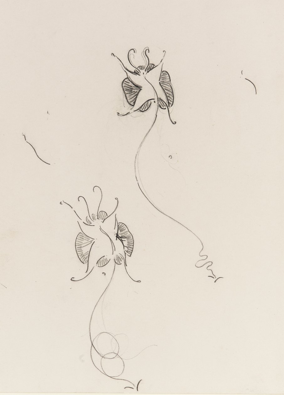 Kaksi Whister-perhosta, n. 1890 tekijältä James Abbott McNeill Whistler