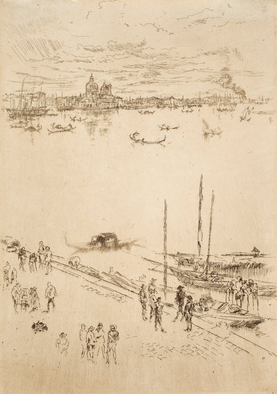 Pystysuora Venetsia, kaksikymmentäkuusi etsausta, joka tunnetaan myös nimellä toinen Venetsian sarja tekijältä James Abbott McNeill Whistler