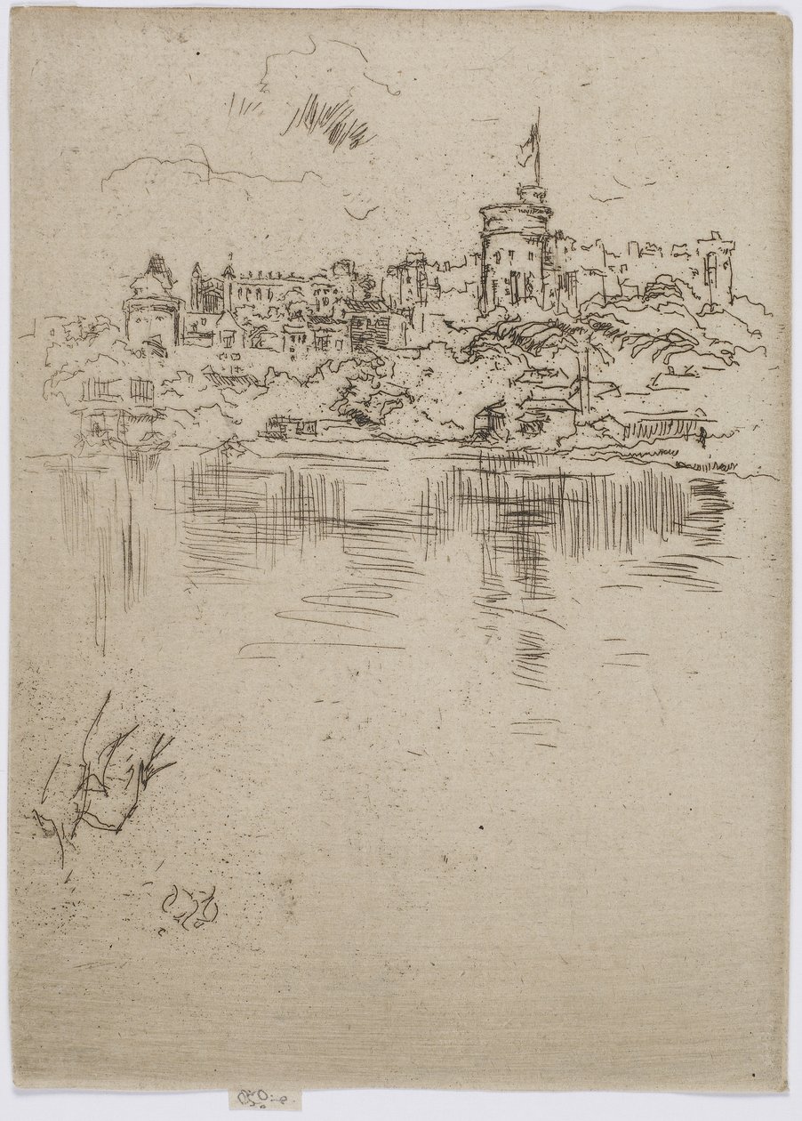 Windsor, nro 2, 1887 (etsaus paperille) tekijältä James Abbott McNeill Whistler