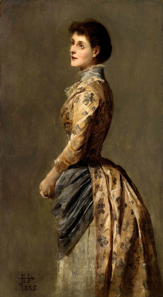 Tytön muotokuva, 1885 tekijältä James Archer