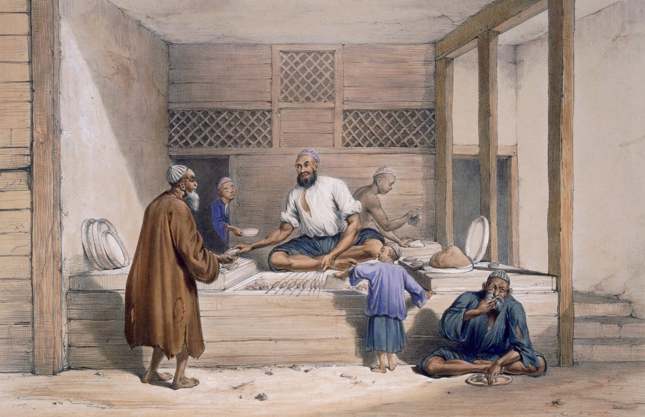 Cabaub Shop, Cabul, 1843 tekijältä James Atkinson