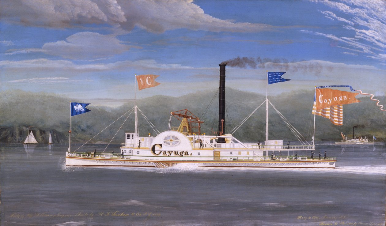 Höyrylaiva Cayuga, 1849 tekijältä James Bard