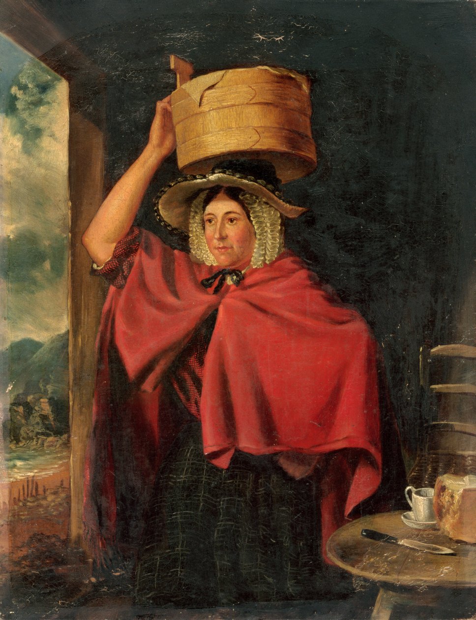 Welsh Cocklewoman, 1888 tekijältä James Flewitt Mullock