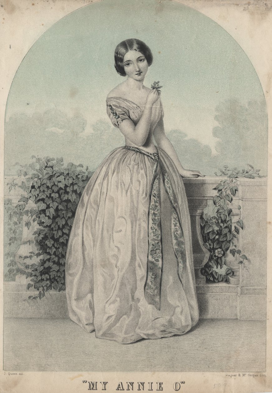 My Annie O, Wagnerin ja McGuiganin litho, 1850 tekijältä James Fuller Queen