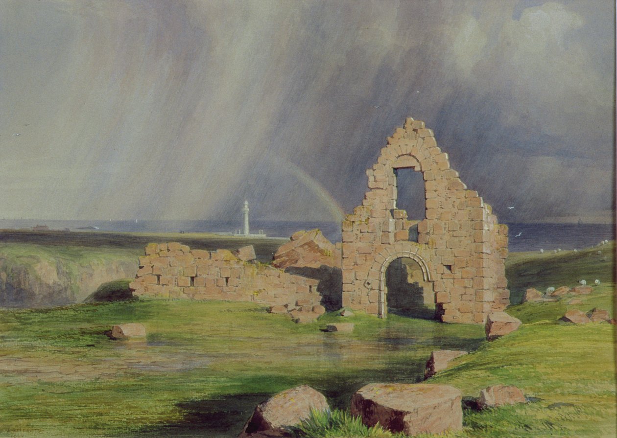 Upper Boddamin linna, 1840 tekijältä James Giles