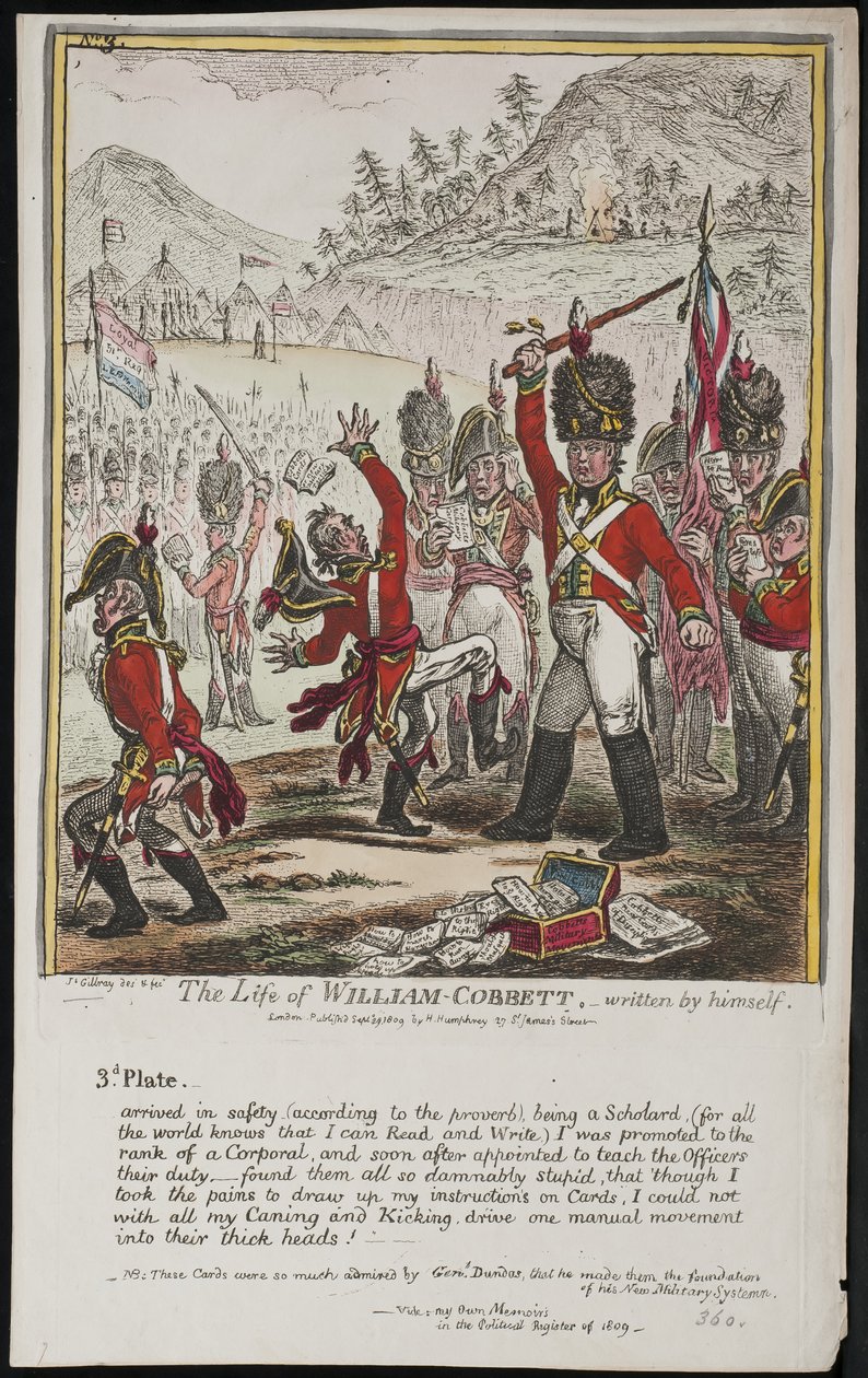 William Cobbettin elämä, jonka hän on itse kirjoittanut. tekijältä James Gillray