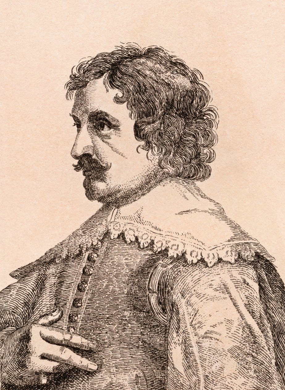 Paulus Pontius, kuvitus teoksesta "75 muotokuvaa tunnetuista maalareista aidoista alkuperäisistä", julkaistu Lontoossa, 1817 tekijältä James Girtin